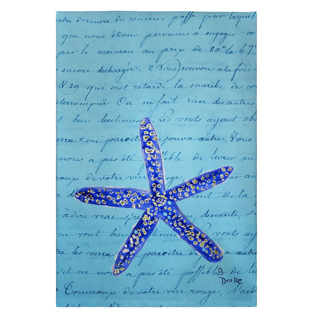 Blue Starfish Guest Towel