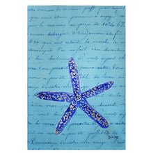Blue Starfish Guest Towel