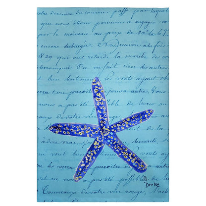 Blue Starfish Guest Towel