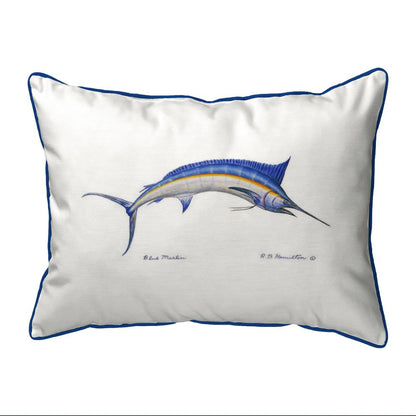 Blue Marlin Large Indoor/Outdoor Pillow 16x20