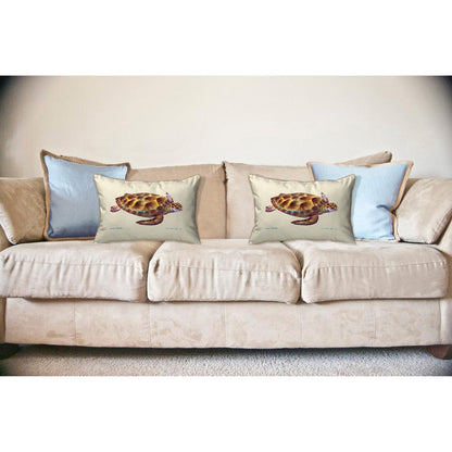 Green Sea Turtle Large Indoor/Outdoor Pillow 16x20