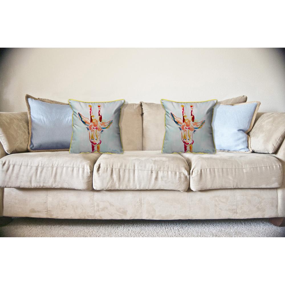 Giraffe Large Indoor/Outdoor Pillow 18x18