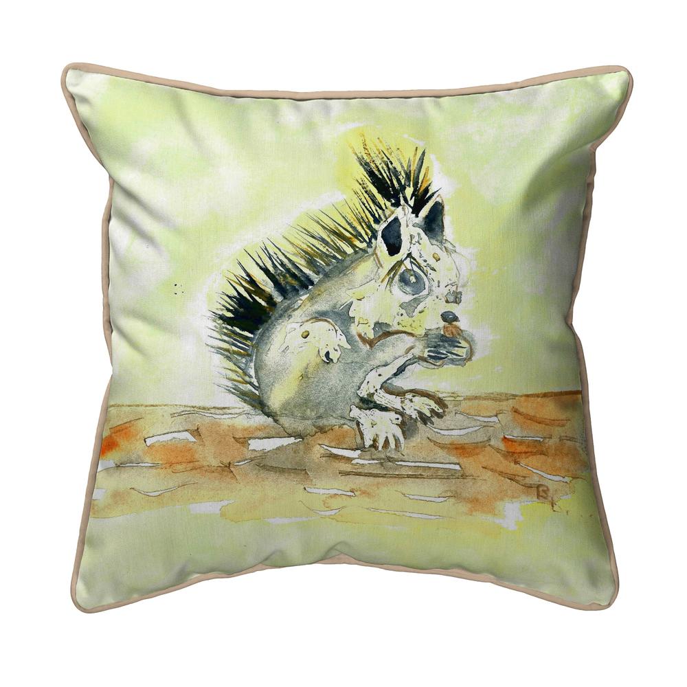 Baby Squirrel Large Pillow 18x18