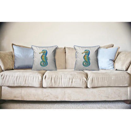 Ray's Seahorse Large Pillow 18x18