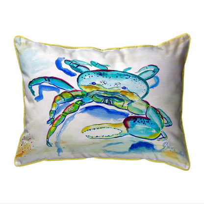 Blue Fiddler Crab Large Indoor/Outdoor Pillow 16x20