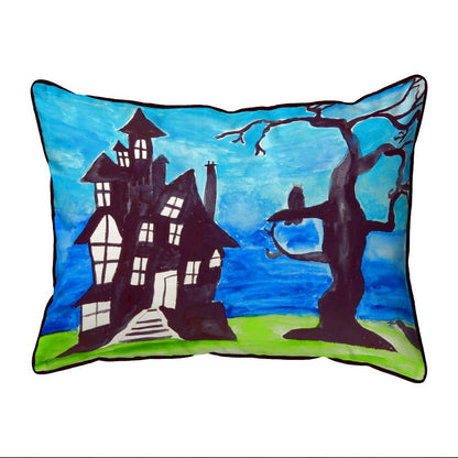 Haunted House Large Indoor/Outdoor Pillow 16x20