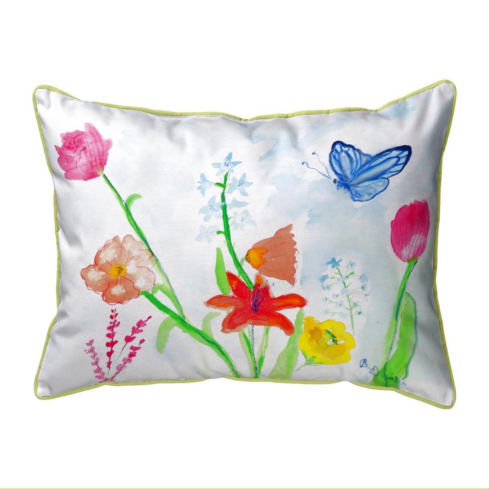 Pastel Garden Large Indoor/Outdoor Pillow 16x20