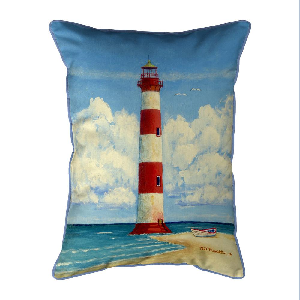 Tybee Lighthouse, GA Large Indoor/Outdoor Pillow 16x20