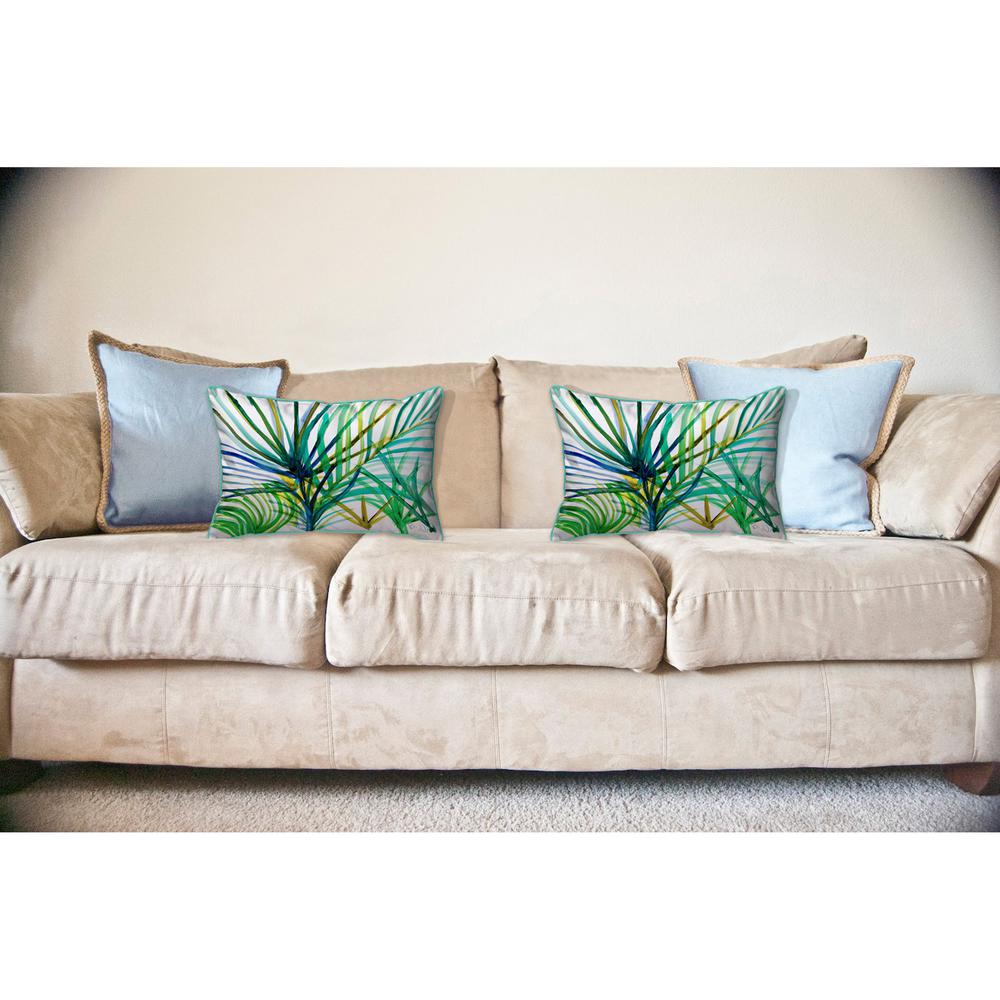 Teal Palms 16x20 Large Indoor/Outdoor Pillow