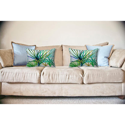 Teal Palms 16x20 Large Indoor/Outdoor Pillow