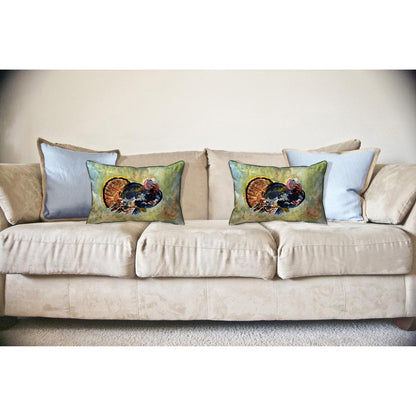 Colorful Turkey 16x20 Large Indoor/Outdoor Pillow