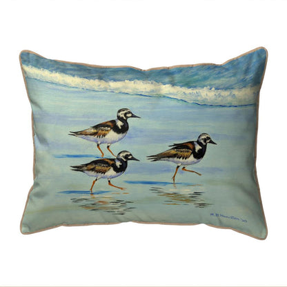 Ruddy Turnstones Large Indoor/Outdoor Pillow 16x20