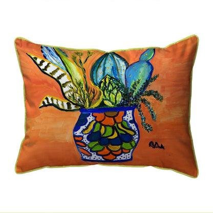 Cactus in Pot Large Indoor/Outdoor Pillow 16x20