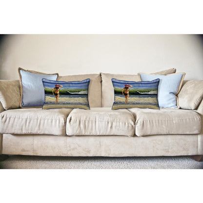 Into the Breach Large Indoor/Outdoor Pillow