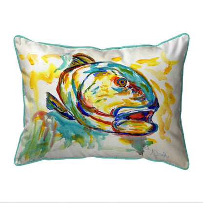 Grouper Fish Large Pillow 16x20