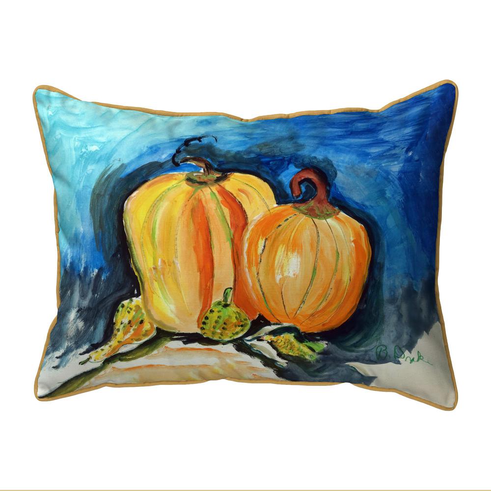 Two Pumpkins Large Indoor/Outdoor Pillow 16x20