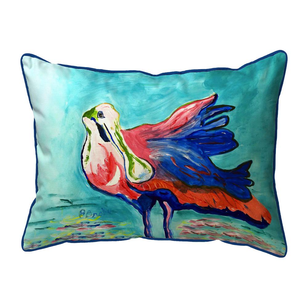 Spoonbill Looking Large Indoor/Outdoor Pillow 16x20