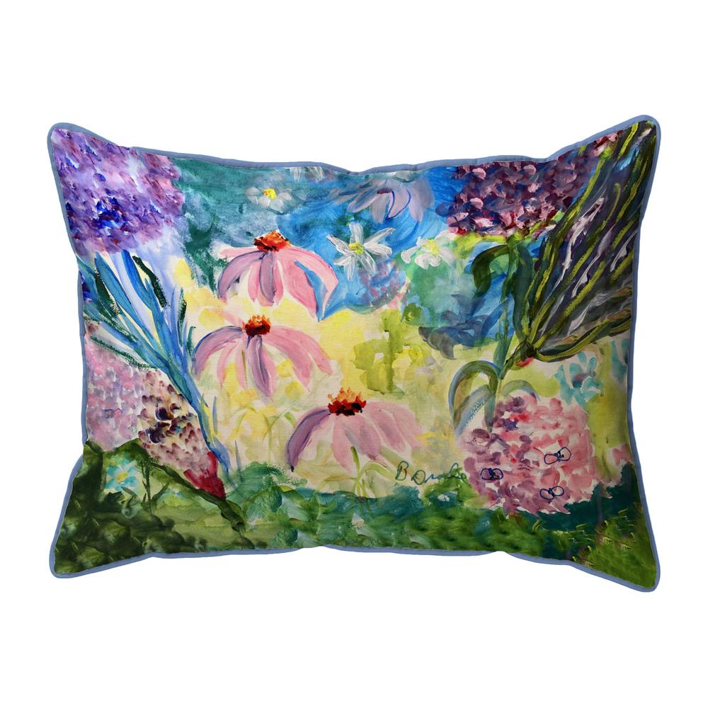 Pink Garden Large Indoor/Outdoor Pillow 16x20
