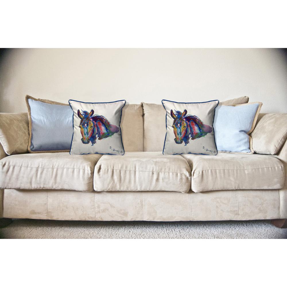 Nellie - Horse Large Indoor/Outdoor Pillow 16x20