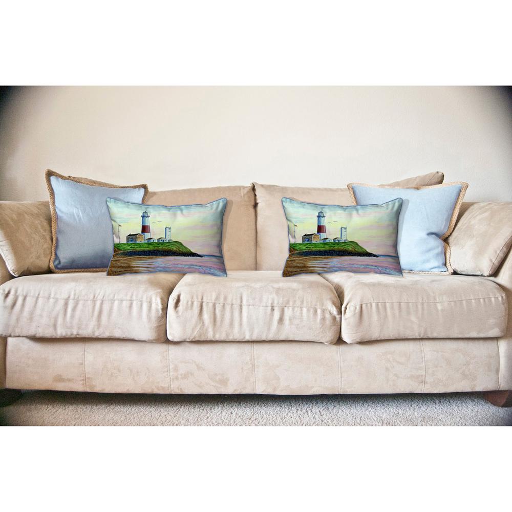 Montauk Lighthouse Large Pillow 16x20