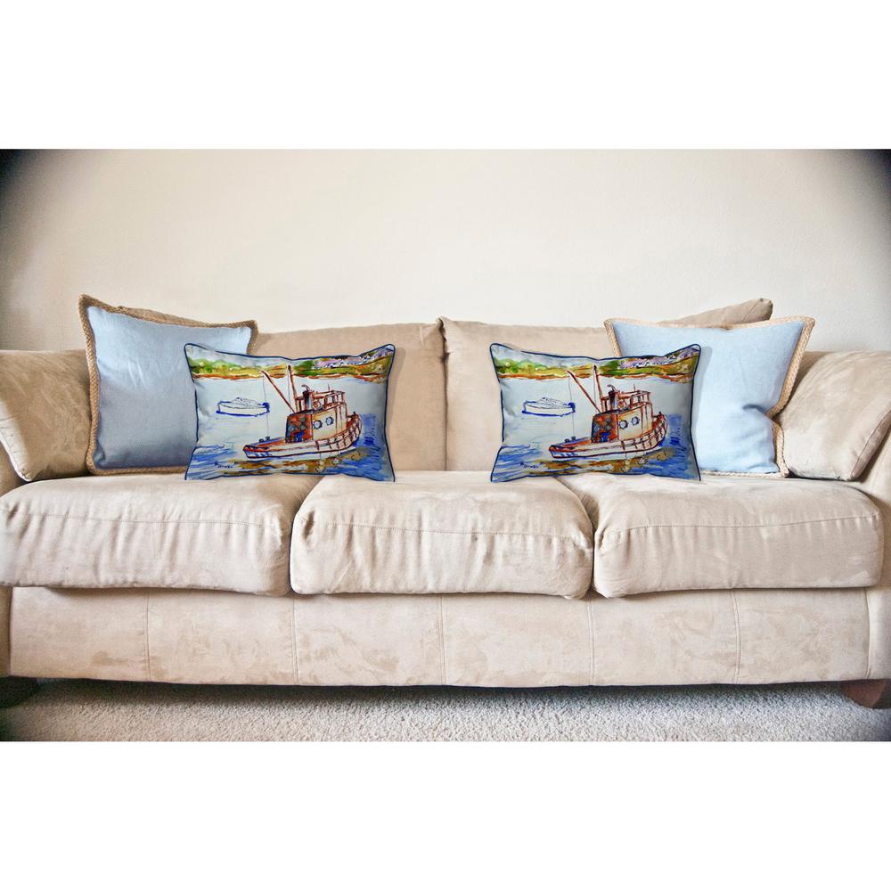 Rusty Boat Large Indoor/Outdoor Pillow 16x20