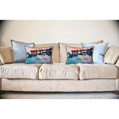 White Ibises Large Indoor/Outdoor Pillow 16x20