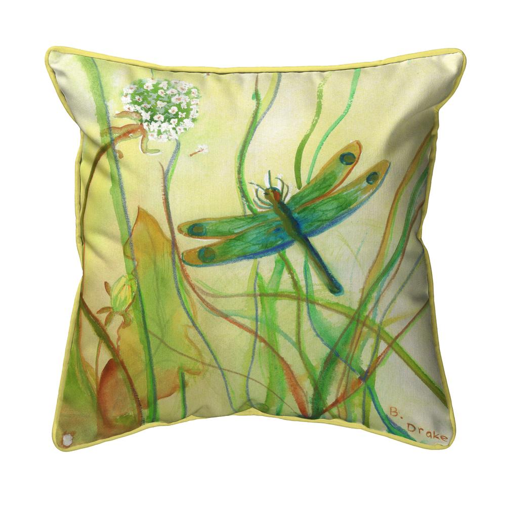 Betsy's DragonFly Large Indoor/Outdoor Pillow 18x18