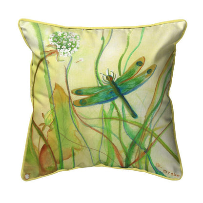 Betsy's DragonFly Large Indoor/Outdoor Pillow 18x18
