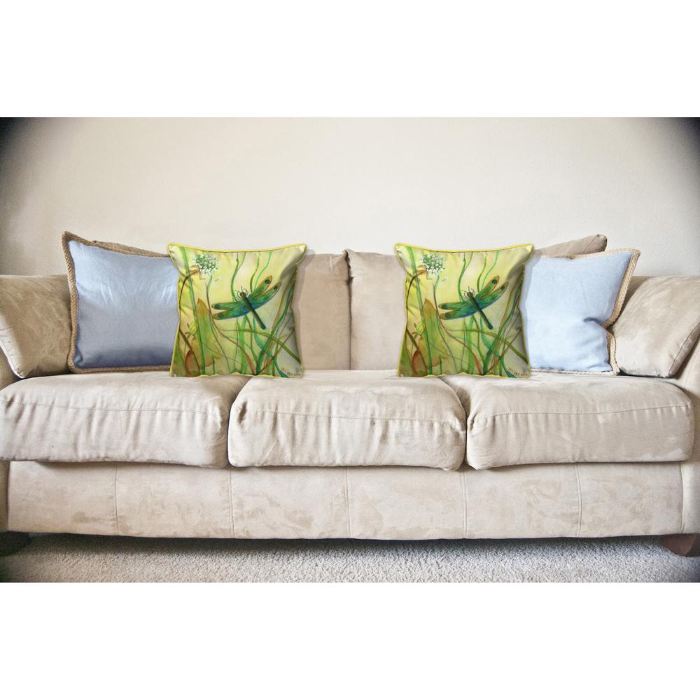 Betsy's DragonFly Large Indoor/Outdoor Pillow 18x18