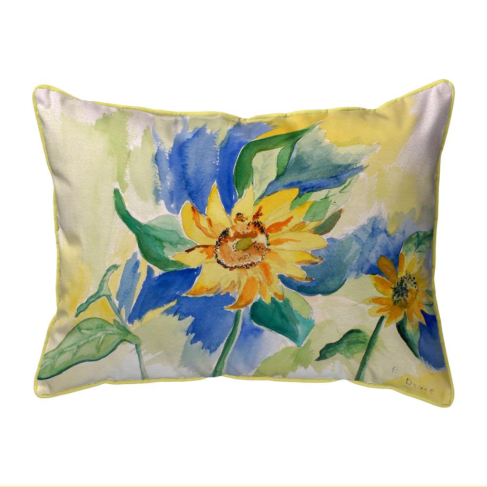 Betsy's SunFlower Large Indoor/Outdoor Pillow 16x20