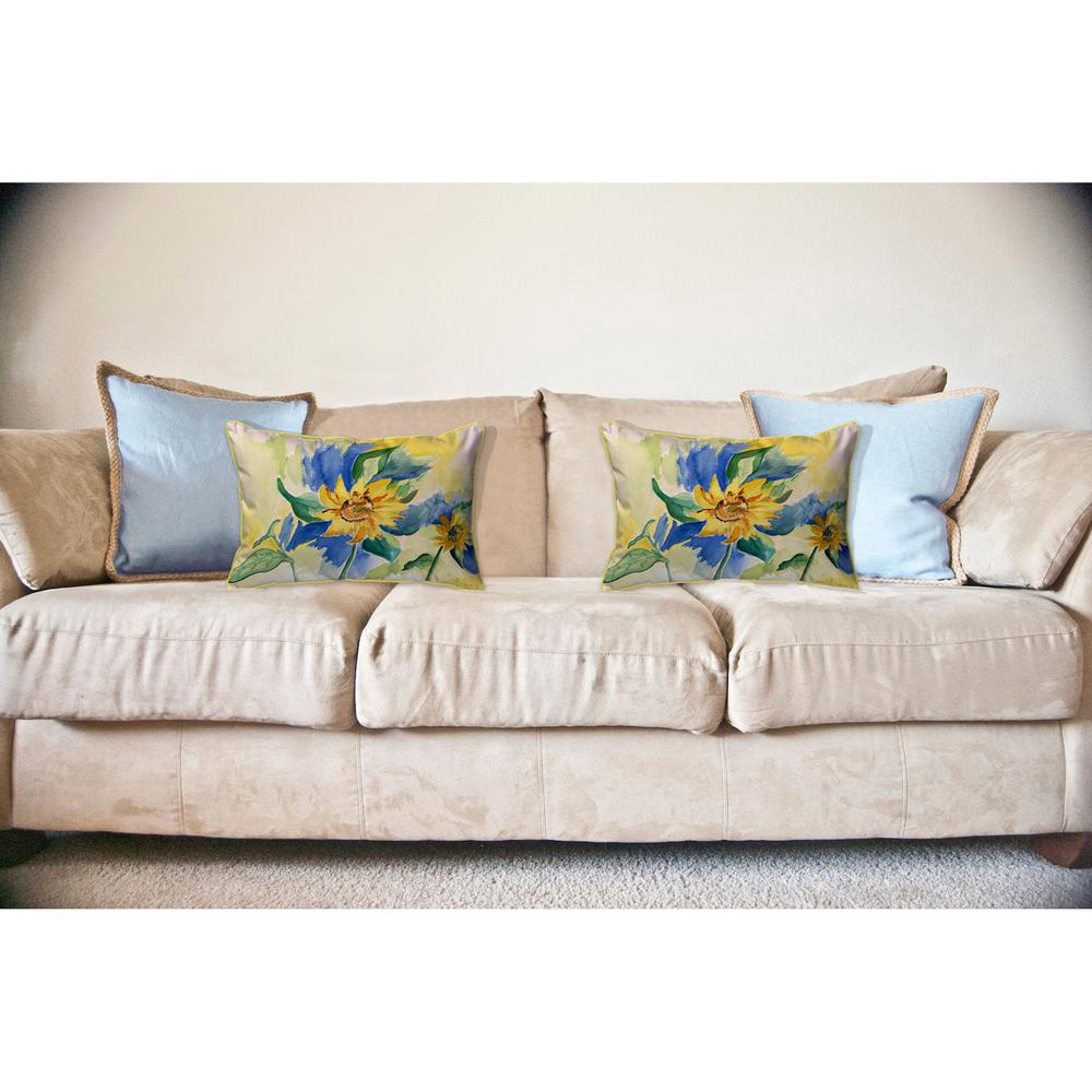 Betsy's SunFlower Large Indoor/Outdoor Pillow 16x20