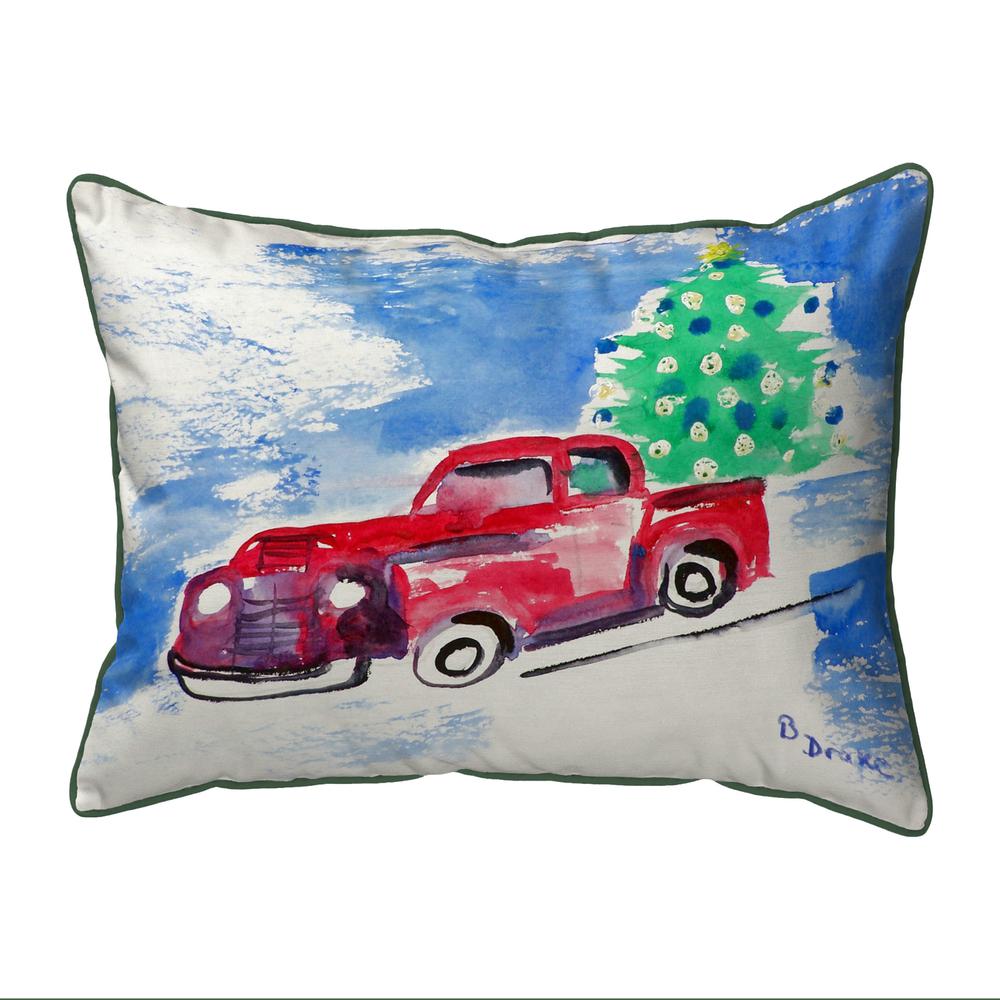 Truck & Tree Large Pillow 16x20