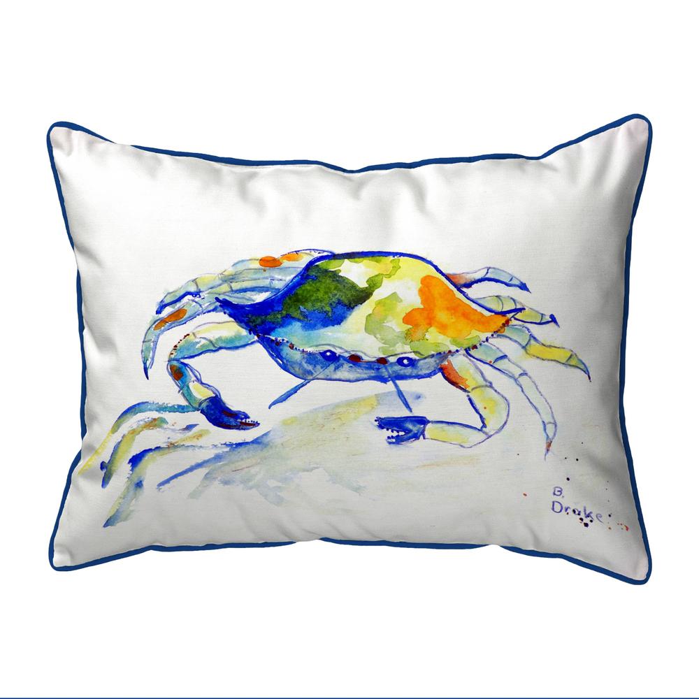 Yellow Crab Large Indoor/Outdoor Pillow 16x20