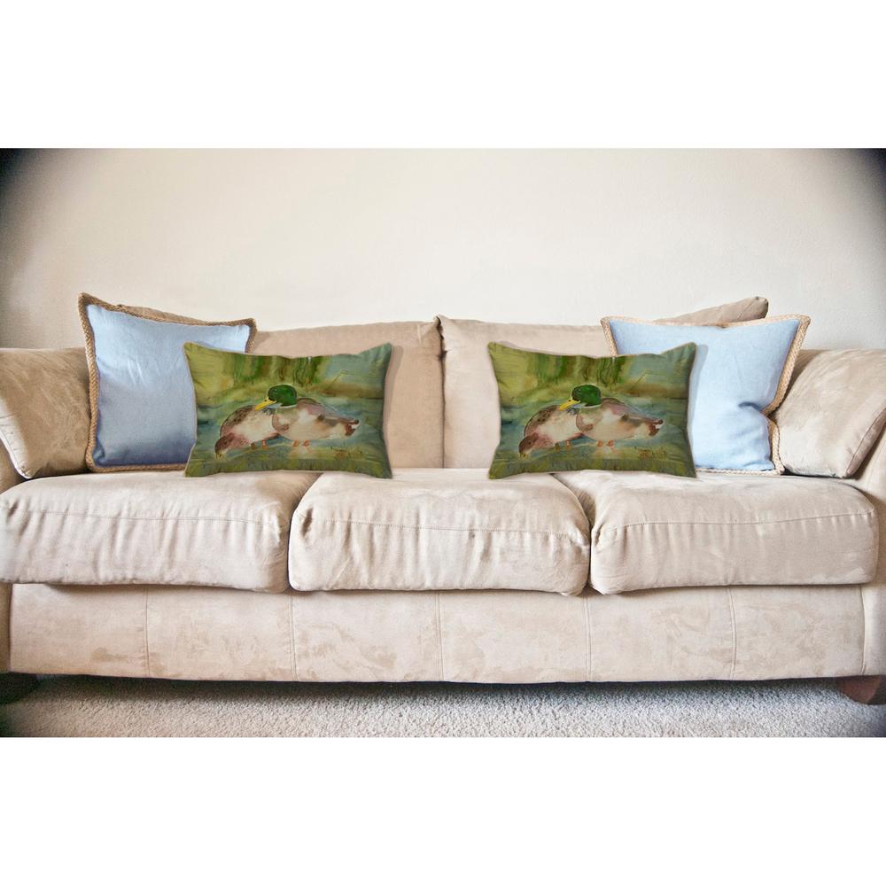 Mallards Large Indoor/Outdoor Pillow 16x20