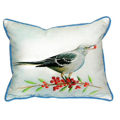 Mockingbird & Berries Large Indoor/Outdoor Pillow 16x20