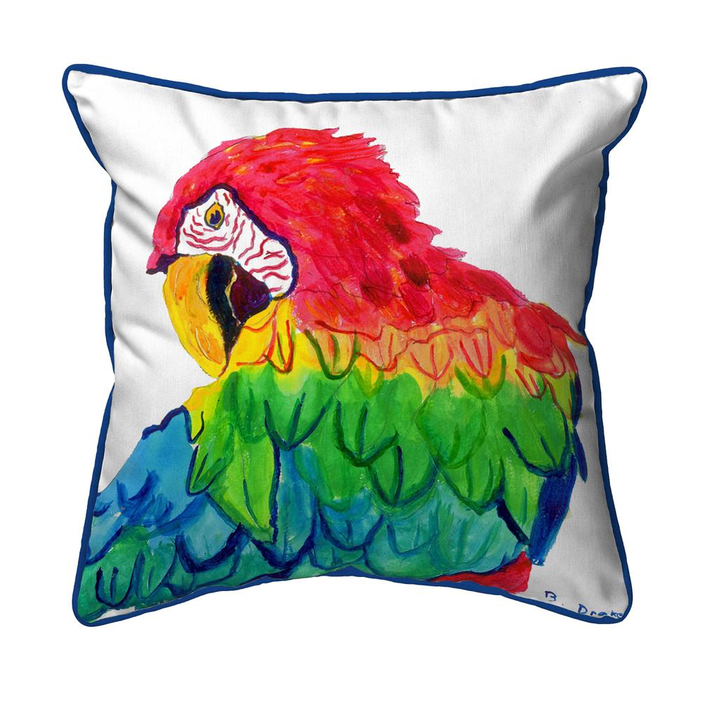Parrot Head Large Indoor/Outdoor Pillow  18x18