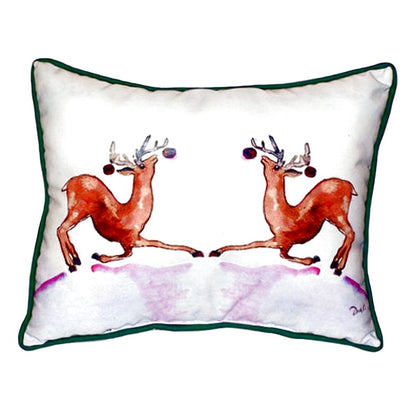 Dancing Deer Large Indoor/Outdoor Pillow 16x20