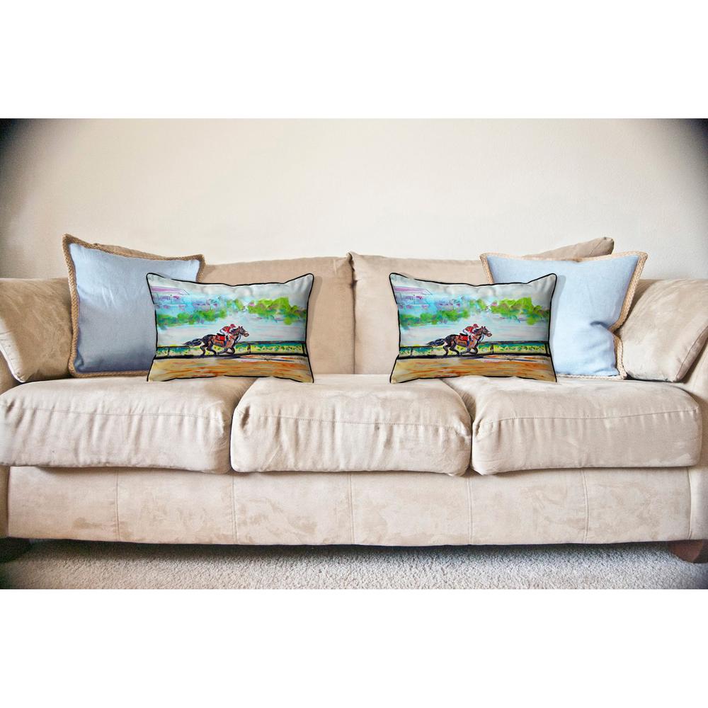 Inside Track Large Indoor/Outdoor Pillow 16x20