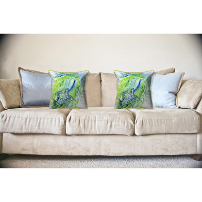 Calamari Large Indoor/Outdoor Pillow 18x18
