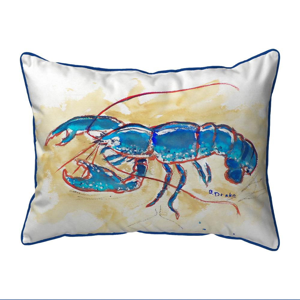 Blue Lobster Large Indoor/Outdoor Pillow 16x20