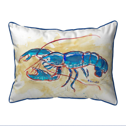 Blue Lobster Large Indoor/Outdoor Pillow 16x20
