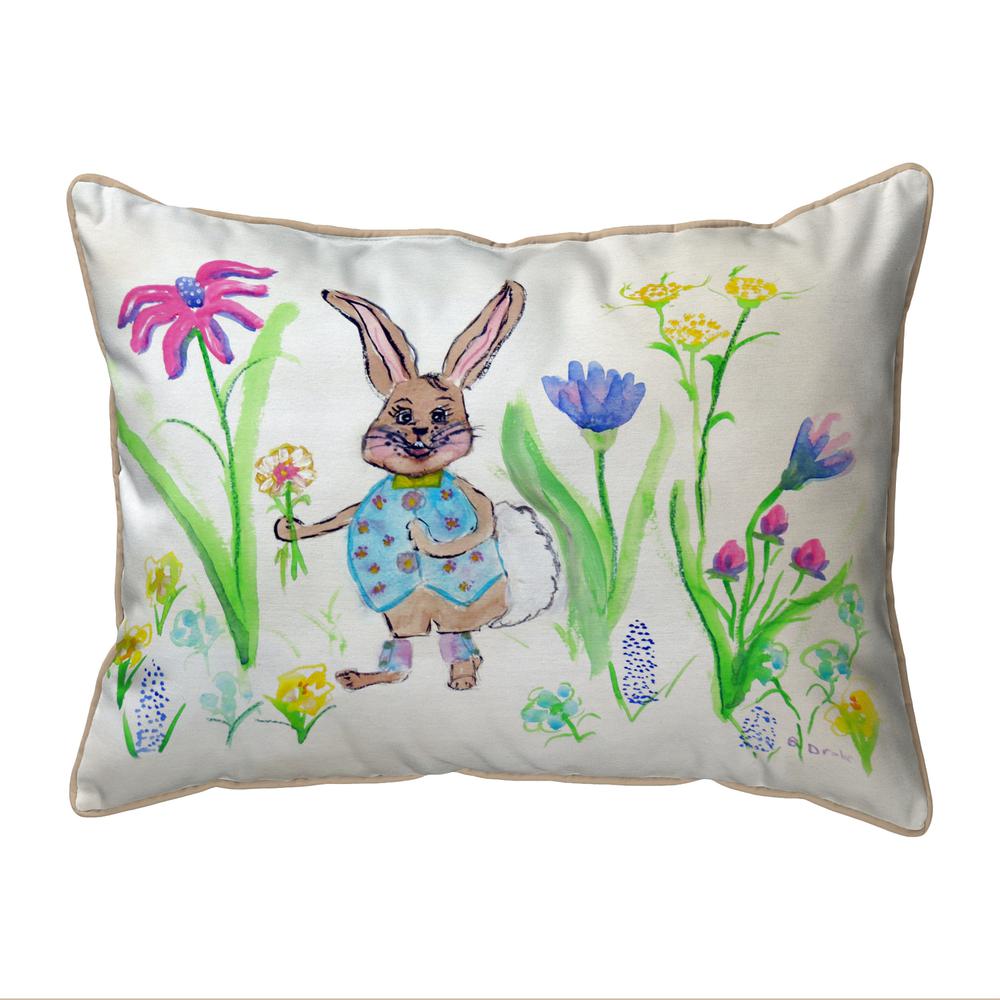 Happy Bunny Large Indoor/Outdoor Pillow 16x20