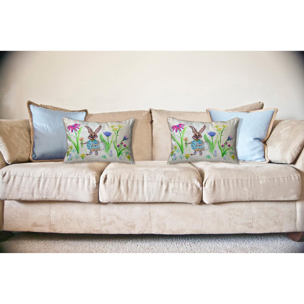 Happy Bunny Large Indoor/Outdoor Pillow 16x20