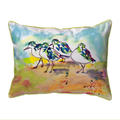 Sanderlings Large Indoor/Outdoor Pillow 16x20