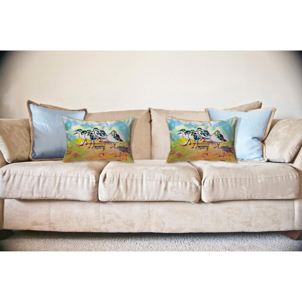 Sanderlings Large Indoor/Outdoor Pillow 16x20