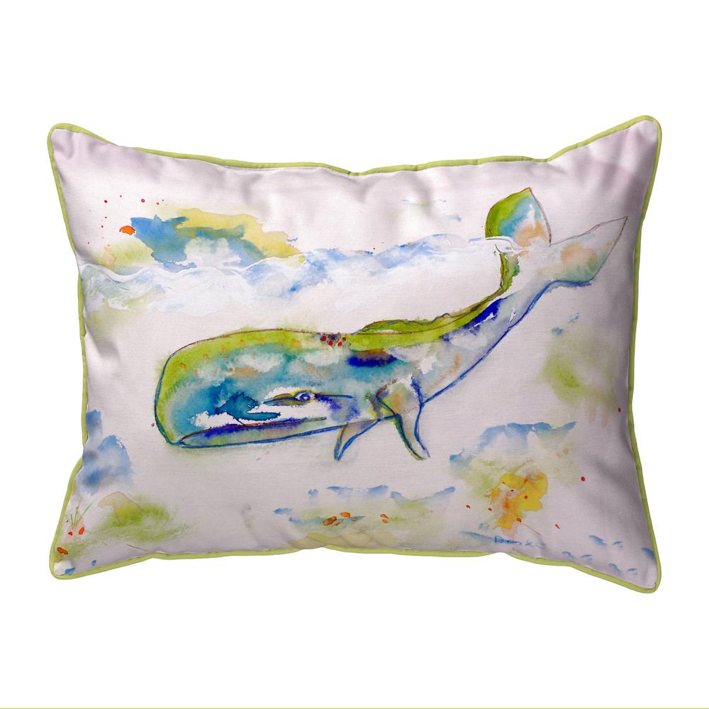 Whale Large Indoor/Outdoor Pillow 16x20