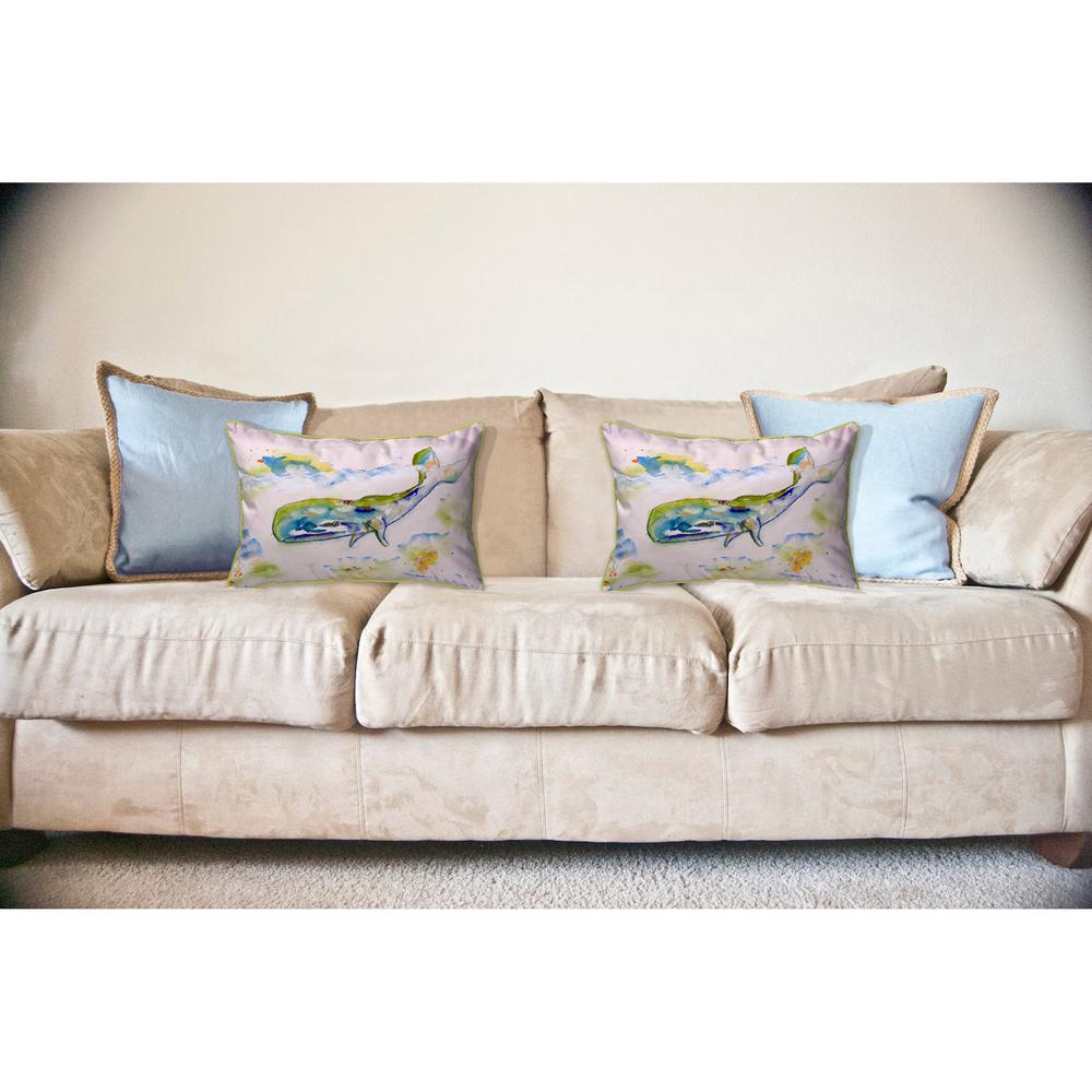 Whale Large Indoor/Outdoor Pillow 16x20