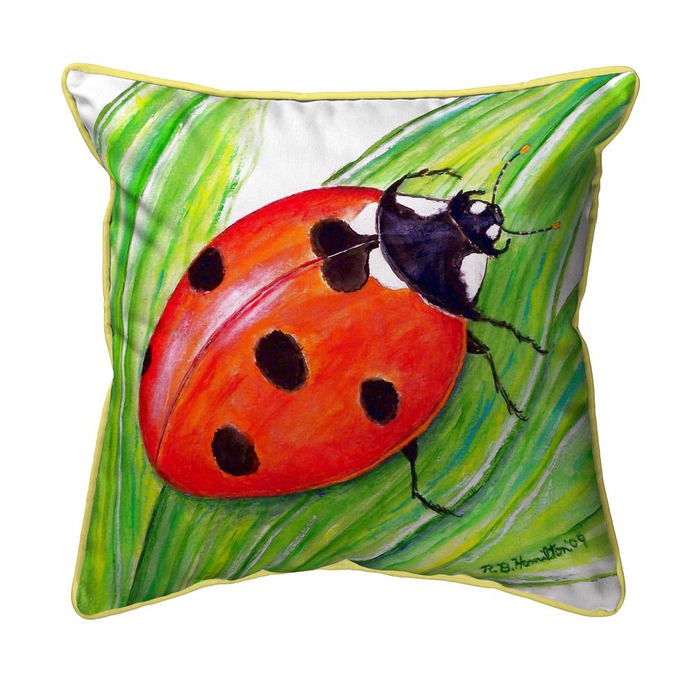 Ladybug Large Indoor/Outdoor Pillow 18x18