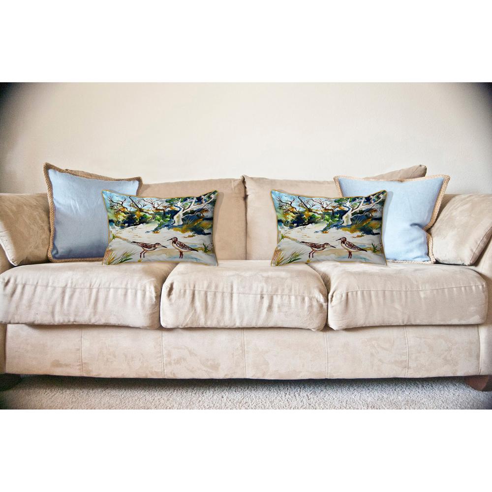 Tree & Beach Large Indoor/Outdoor Pillow 16x20