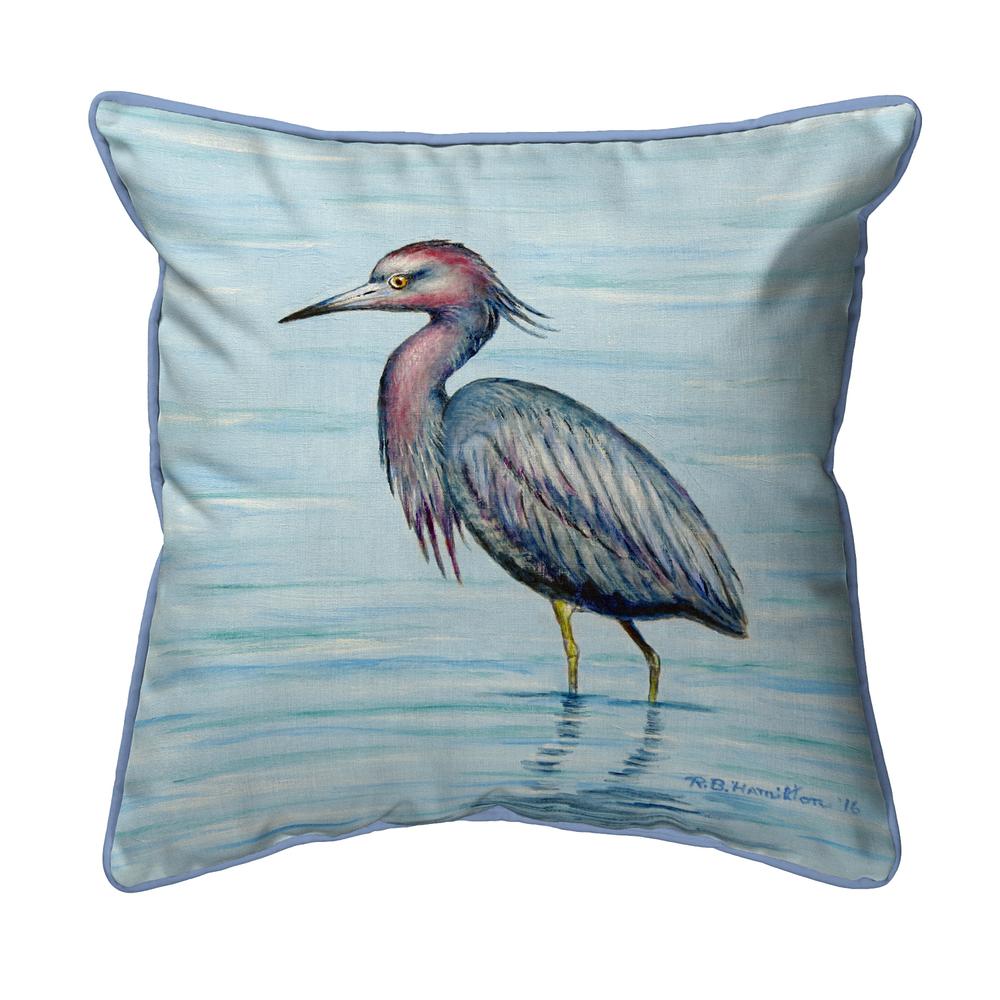 Dick's Little Blue Heron Large Indoor/Outdoor Pillow 18x18